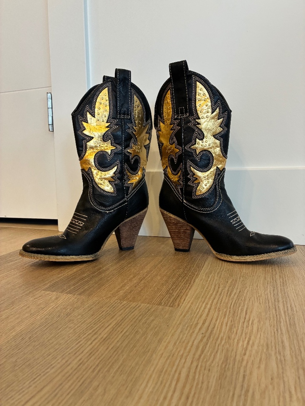 Leather Cowboy Boots